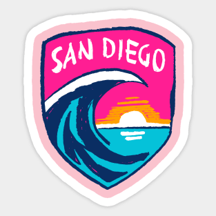 San Diego Waveeee FC 06 Sticker